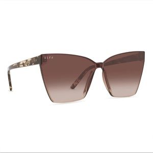 New + Case! Diff Goldie Espresso Sunglasses